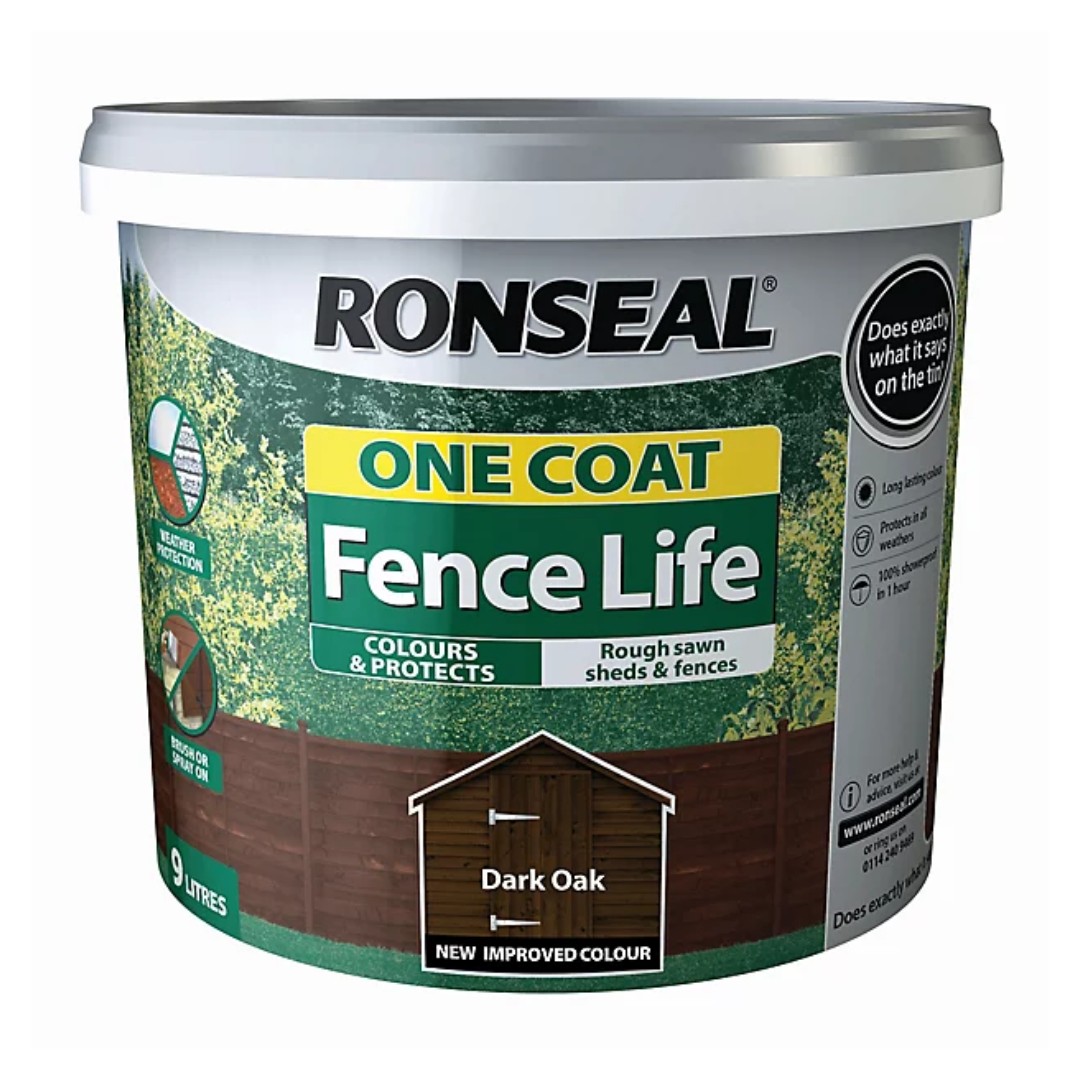 Ronseal Fence Life Plus Dark Oak 5L | Torne Valley