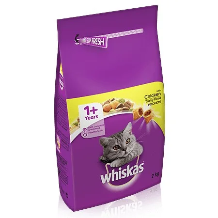 Whiskas dry hot sale cat food 2kg