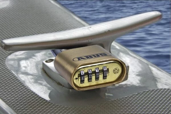 ABUS 180IB/50 Nautic Code Marine Brass Combination Lock | Torne Valley