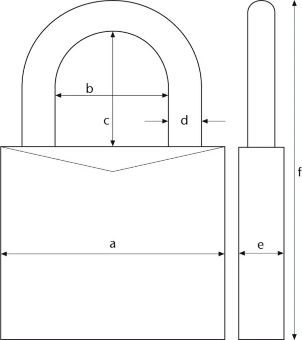 ABUS 180IB/50 Nautic Code Marine Brass Combination Lock | Torne Valley