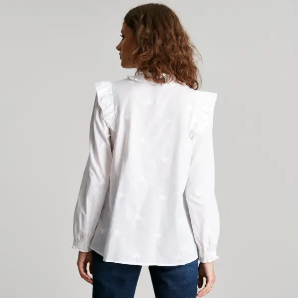 JOULES NAOMI BLOUSE WHITE | Torne Valley