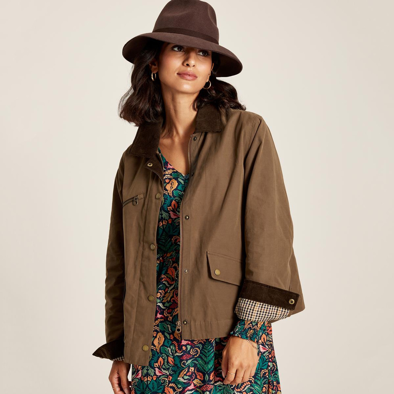 JOULES BELFIELD WAX JACKET SABLE BROWN | Torne Valley