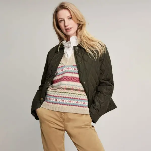 JOULES ARLINGTON JACKET IN GREEN | Torne Valley