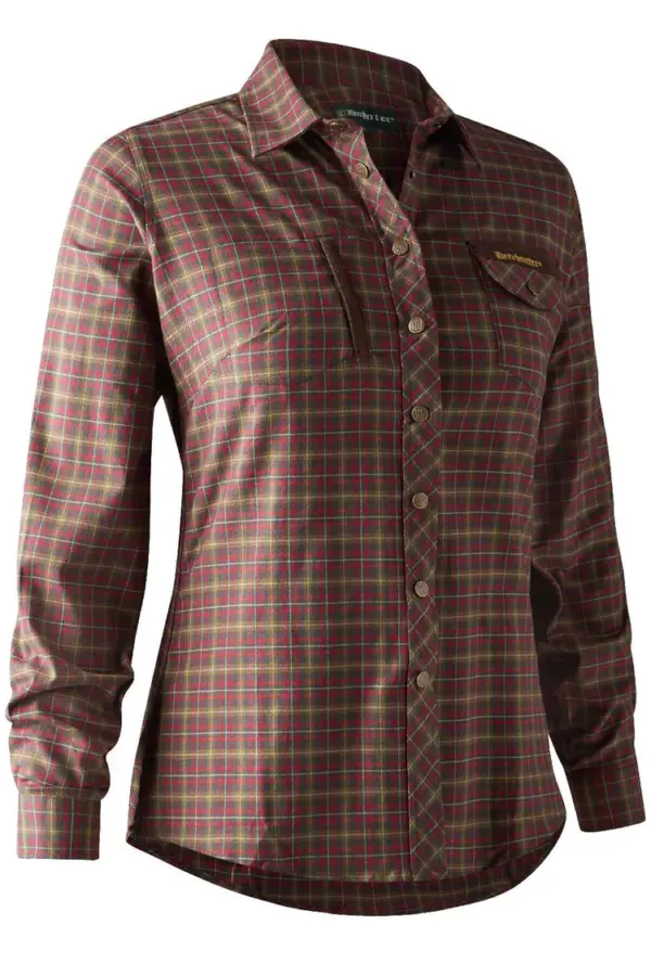 LADY AVA SHIRT RED CHECK | Torne Valley
