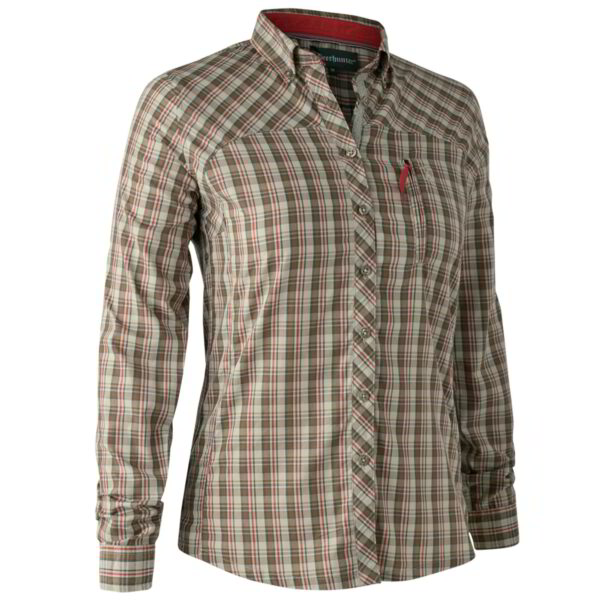 Lady Heather Shirt Red Check | Torne Valley