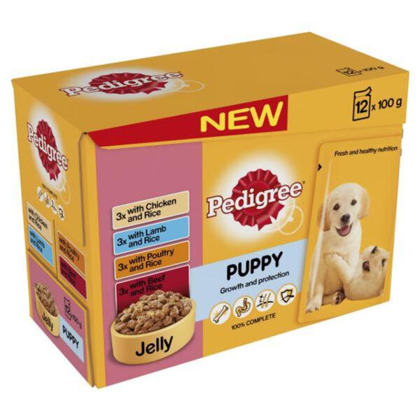 PEDIGREE POUCH CIJ PUPPY MULTI Pk 12 X 100g | Torne Valley