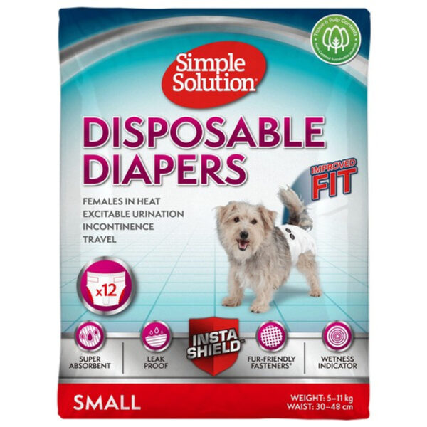 DISPOSABLE DOG DIAPER XS 12PK | Torne Valley