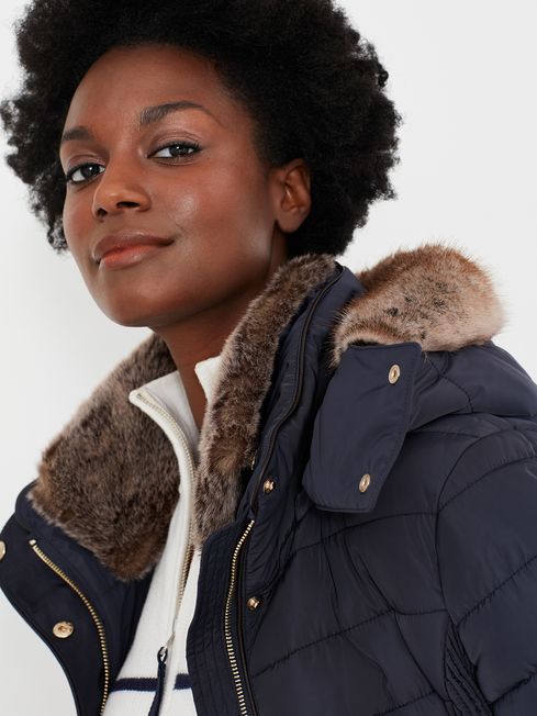 JOULES GOSWAY PADDED COAT NAVY | Torne Valley