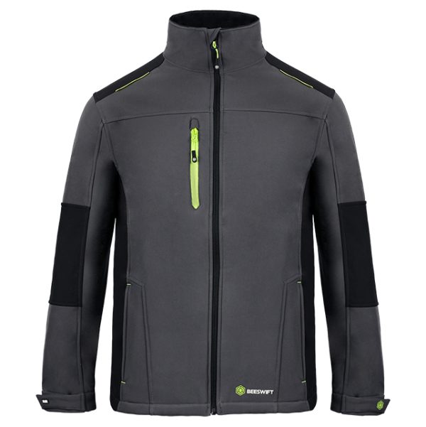 Beeswift Flex Softshell Jacket Two-tone Grey/Black