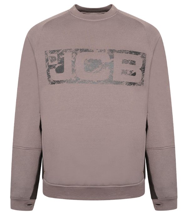 JCB Trade Crew Sweatshirt - Grey