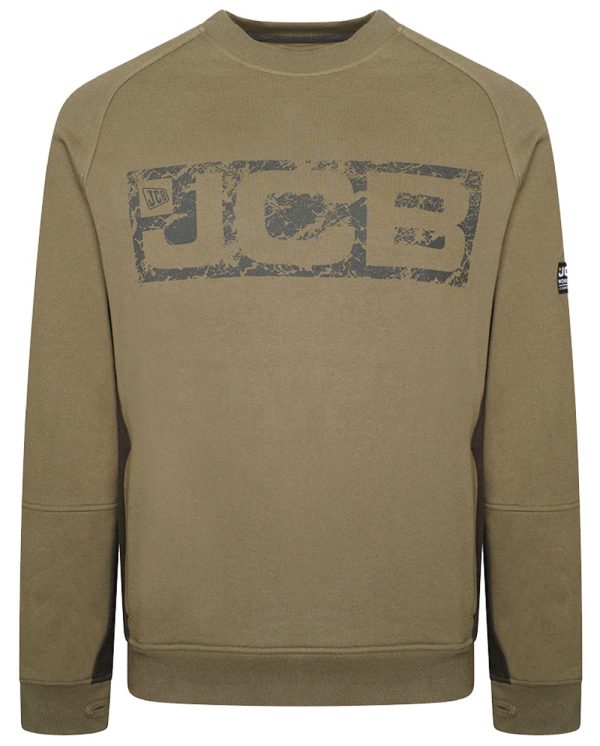 JCB Trade Crew Sweatshirt - Olive