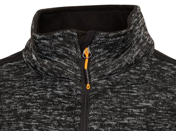 JCB Trade Essington II Full Zip Grey Knitted Jumper | Torne Valley