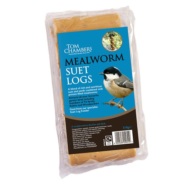 Tom Chambers Mealworm Suet Logs